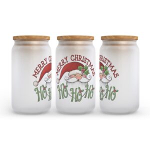 Frosted Glass Can Valentine Gift Merry Christmas Santa Frosted Glass Can Tumbler 2 fvrytp.jpg
