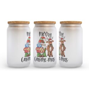 Frosted Glass Can Valentine Gift Merry Gnome mas Christmas Frosted Glass Can Tumbler 2 m6ocef.jpg