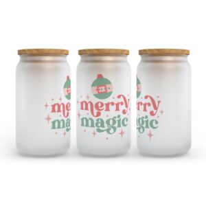 Frosted Glass Can Valentine Gift Merry Magic Christmas Retro Frosted Glass Can Tumbler 2 q3qtug.jpg