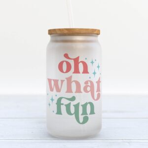 Frosted Glass Can, Valentine Gift, Oh What…