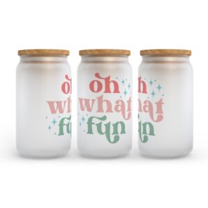 Frosted Glass Can Valentine Gift Oh What Fun Christmas Retro Frosted Glass Can Tumbler 2 czevro.jpg