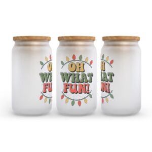 Frosted Glass Can Valentine Gift Oh What Fun Retro Christmas Frosted Glass Can Tumbler 2 i2ffuj.jpg