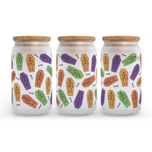 Frosted Glass Can Valentine Gift Orange Skeletons Halloween Frosted Glass Can Tumbler 2 tgenpv.jpg