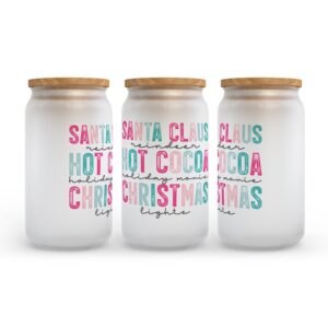 Frosted Glass Can Valentine Gift Santa Claus Hot Cocoa Christmas Frosted Glass Can Tumbler 2 hcsyoy.jpg
