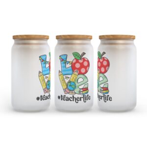 Frosted Glass Can Valentine Gift Teacher Life Frosted Glass Can Tumbler 2 qkwdpt.jpg