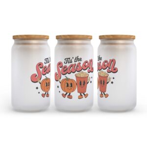 Frosted Glass Can Valentine Gift Tis the Season Pumpkin Spice Fall Frosted Glass Can Tumbler 2 zhbpg3.jpg