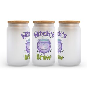 Frosted Glass Can Valentine Gift Witch s Brew Halloween Frosted Glass Can Tumbler 2 m1nmhb.jpg