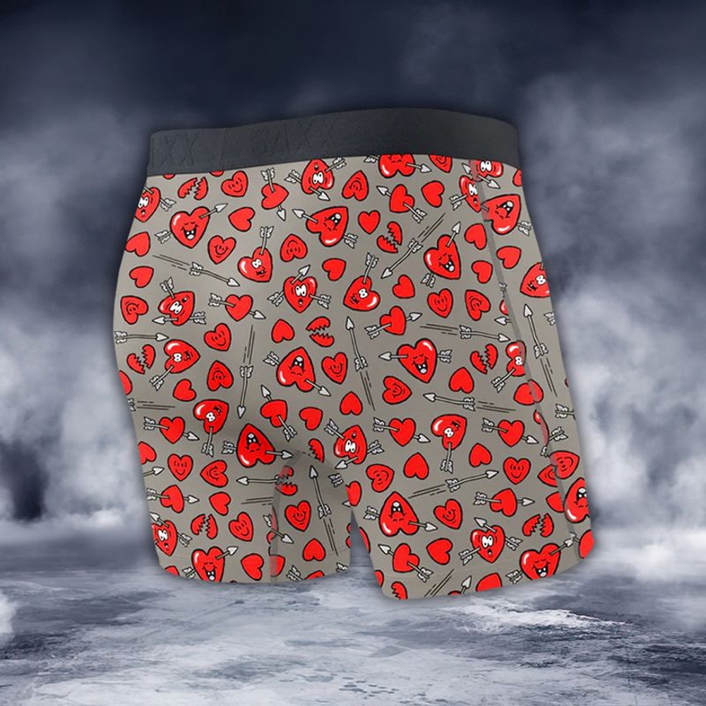 Hearts All Over Valentines Boxer Briefs - Novelty Boxers, Humorous  Underwear, for Men : : Clothing, Shoes & Accessories