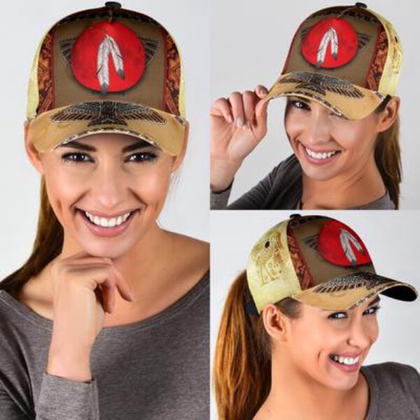 Native American Baseball Cap, Blood Moon Native American Baseball Cap, Native American Hat
