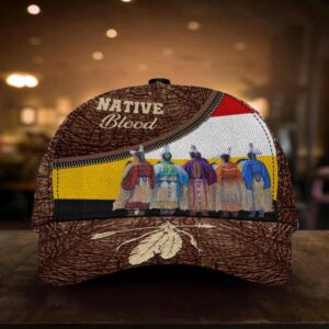Native American Baseball Cap, Blood Pride Native…