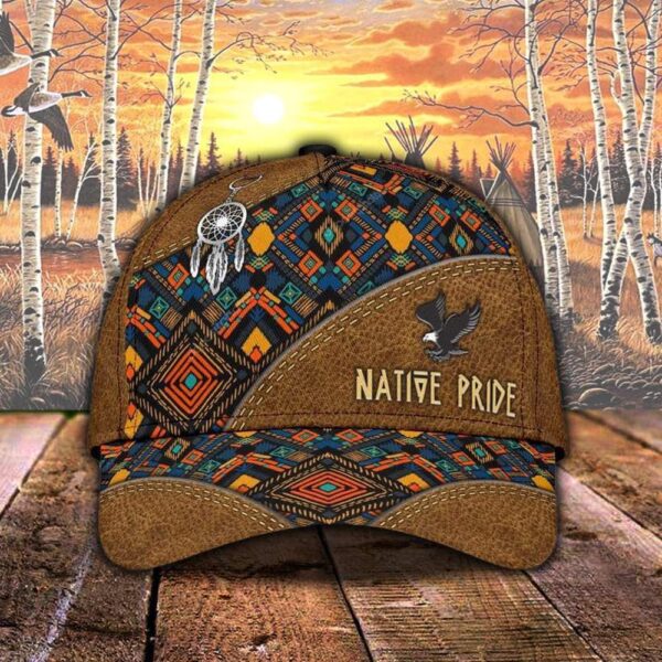 Native American Baseball Cap, Dreamcatcher Brocade Native American Baseball Cap, Native American Hat