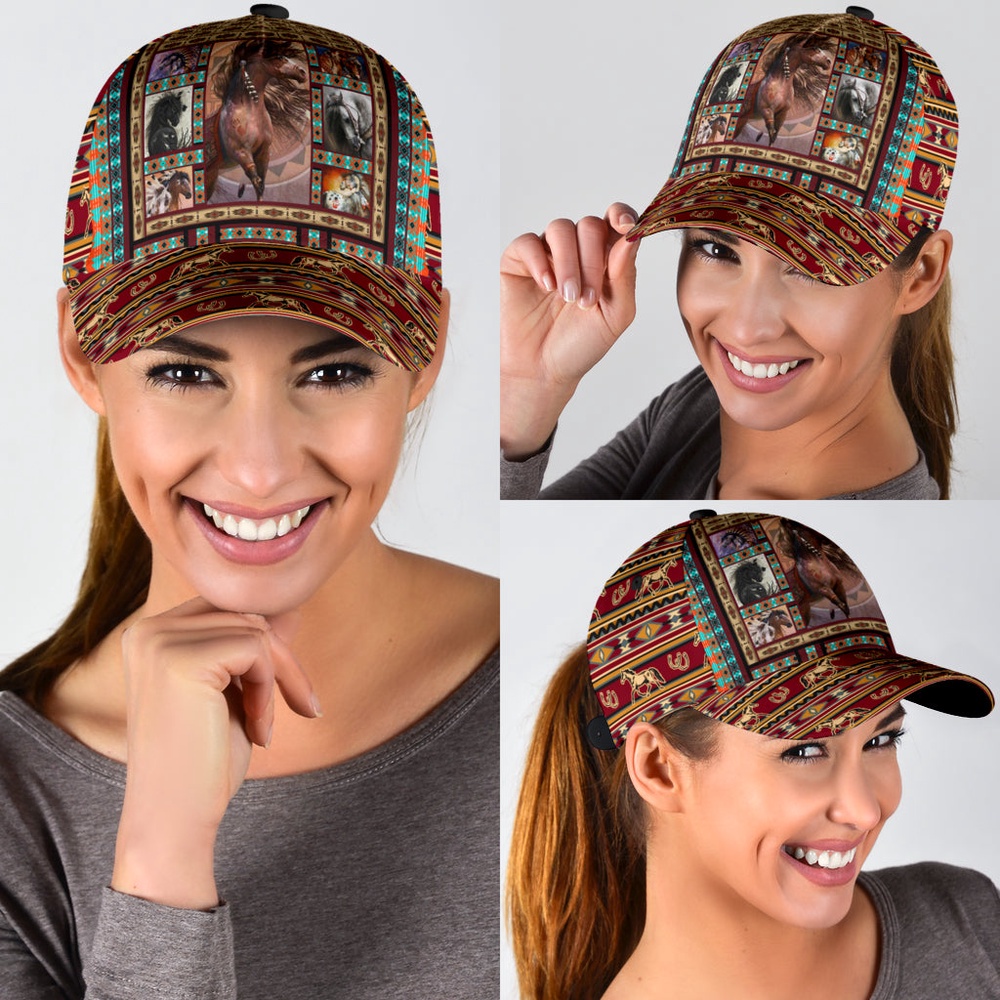 Native American Baseball Cap, The Horse Native American Baseball Cap, Native American Hat