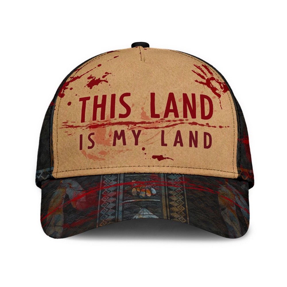 Native American Baseball Cap, This Land Is My Land Native American Baseball Cap, Native American Hat Native American Baseball Cap, This Land Is My Land Native American Baseball Cap, Native American Hat