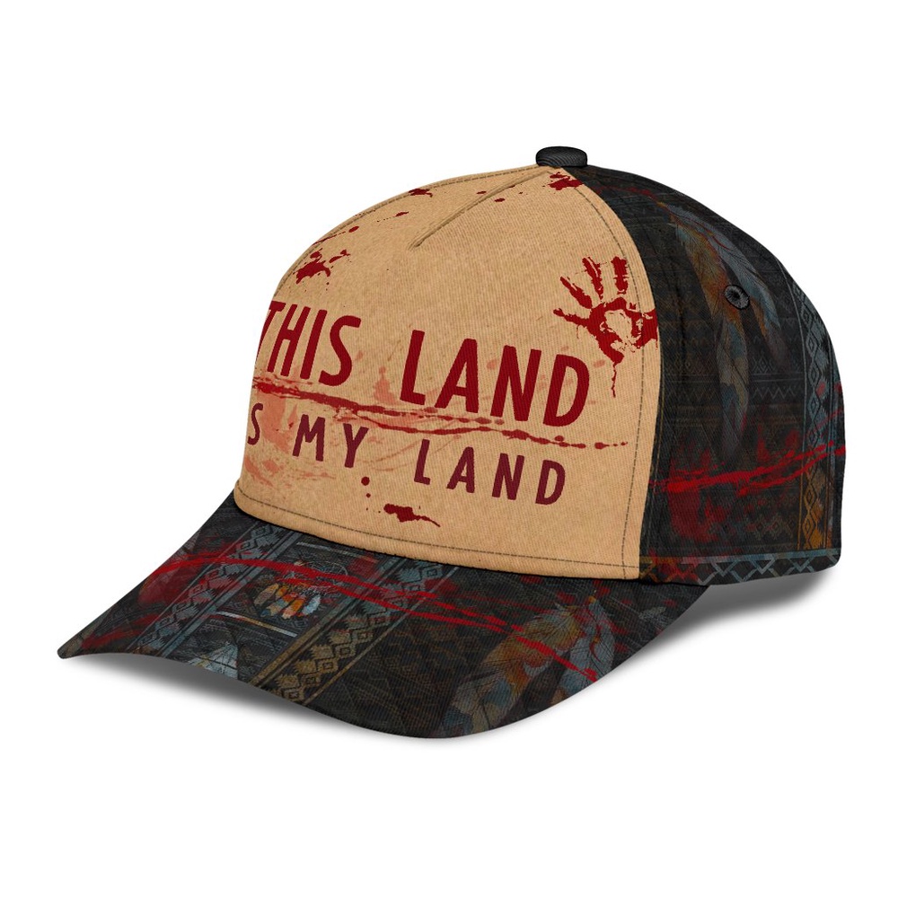 Native American Baseball Cap, This Land Is My Land Native American Baseball Cap, Native American Hat Native American Baseball Cap, This Land Is My Land Native American Baseball Cap, Native American Hat
