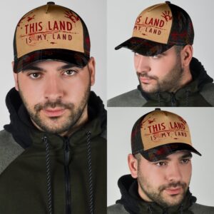 Native American Baseball Cap This Land Is My Land Native American Baseball Cap Native American Hat 6 perifi.jpg