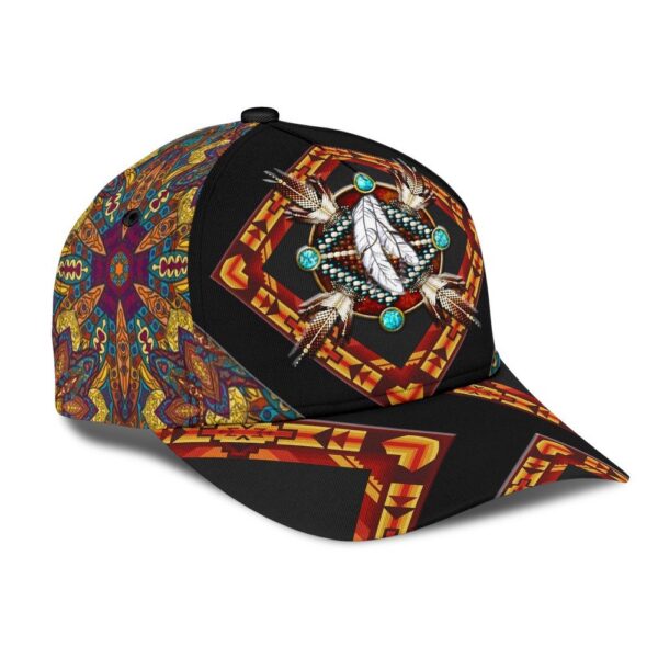 Native American Baseball Cap, Traditional Pattern Native American  Baseball Cap, Native American Hat