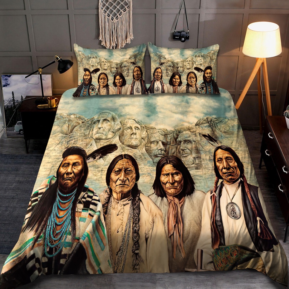 Native American Bedding Set, Aboriginal Native American Bedding Set, Native Bed Set