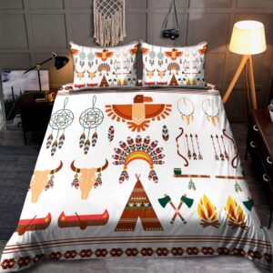 Native American Bedding Set, Ancient Vestiges Native…
