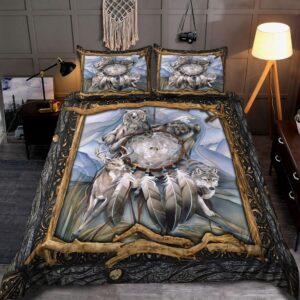 Native American Bedding Set, Animals Wild Native…