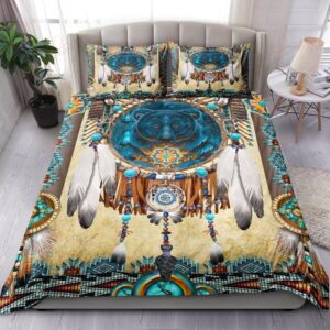 Native American Bedding Set, Bear Cosmos Native…
