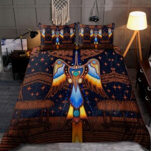 Native American Bedding Set, Bird Cosmos Native…