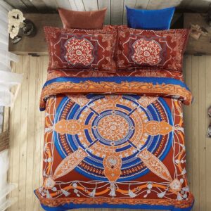 Native American Bedding Set, Bohemian Style Native…