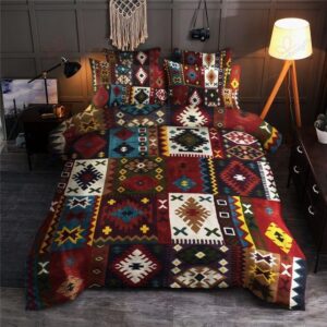 Native American Bedding Set, Bright Color Native…