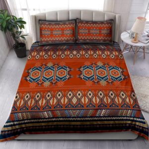 Native American Bedding Set, Brocade Motifs Native…