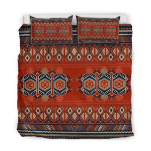 Native American Bedding Set Brocade Motifs Native American Bedding Set Native Bed Set 3 vjs9kb.jpg