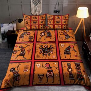 Native American Bedding Set, Daily Activities Native…