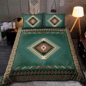 Native American Bedding Set, Design Green Native…
