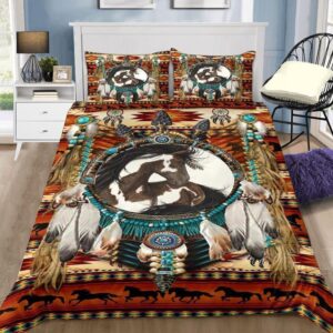 Native American Bedding Set, Dream Horse Native…
