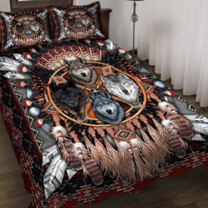 Native American Bedding Set Dreamcatcher Tribe Native American Bedding Set Native Bed Set 3 dhllnv.jpg