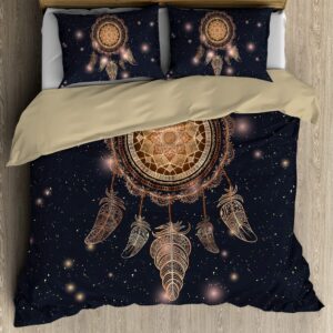 Native American Bedding Set Dreamcatcher Universe Native American Bedding Set Native Bed Set 2 tgfogy.jpg