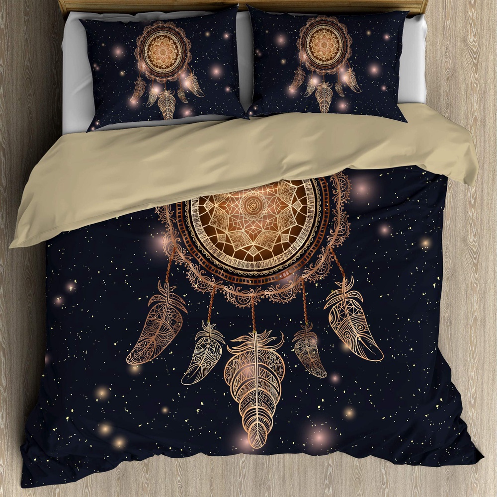 Native American Bedding Set, Dreamcatcher Universe Native American Bedding Set, Native Bed Set