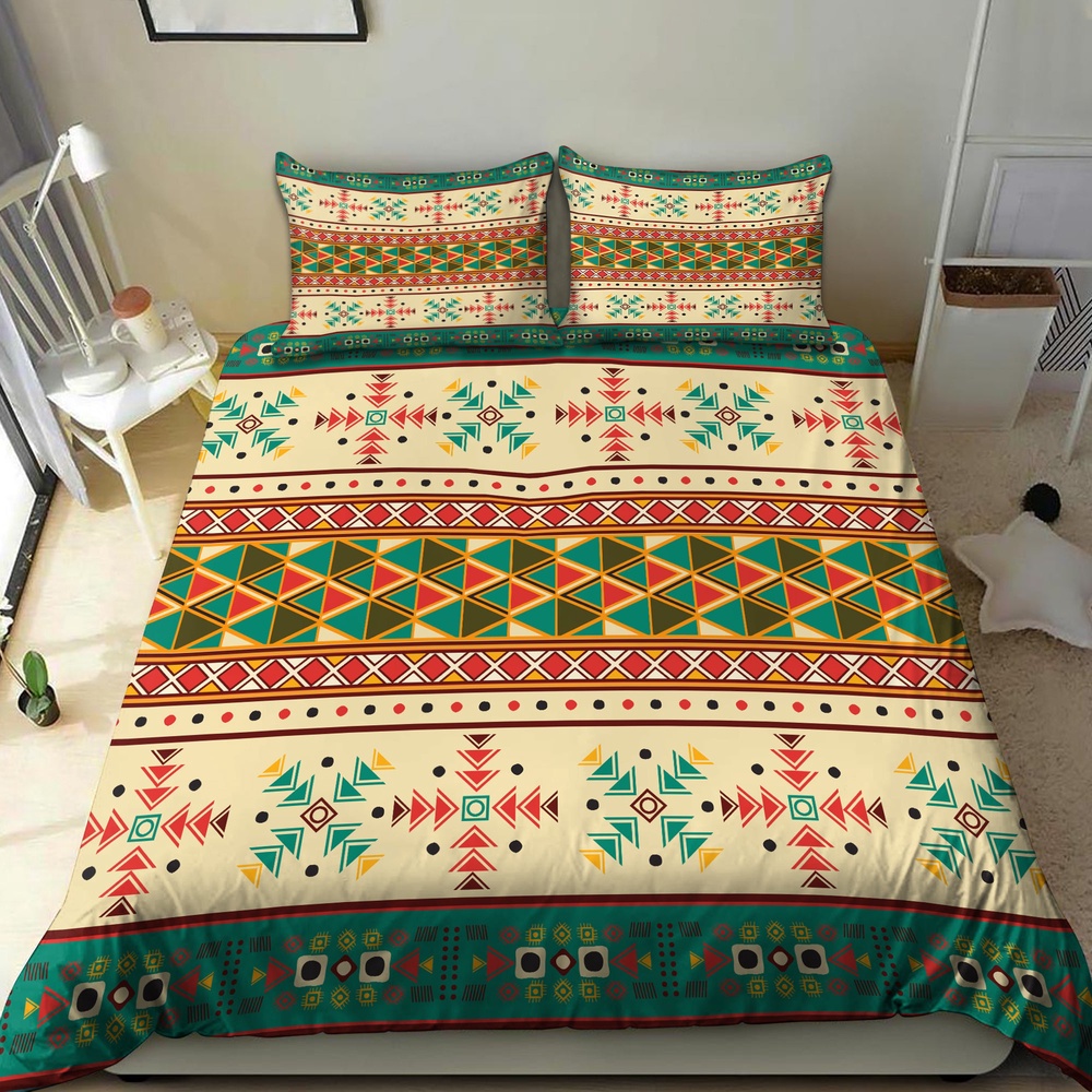 Native American Bedding Set, Ethnic Style Native American Bedding Set, Native Bed Set