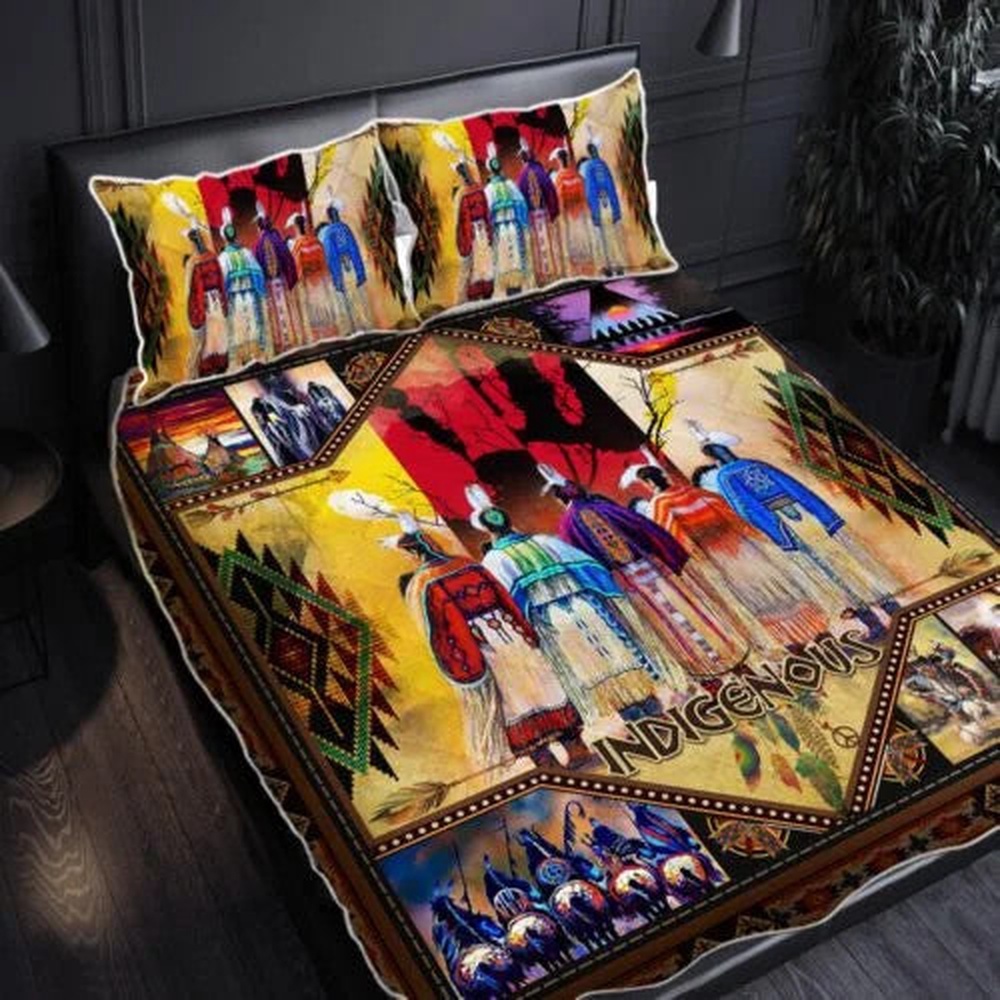 Native American Bedding Set, Indigenous Red Hand Native American Bedding Set, Native Bed Set Native American Bedding Set, Indigenous Red Hand Native American Bedding Set, Native Bed Set