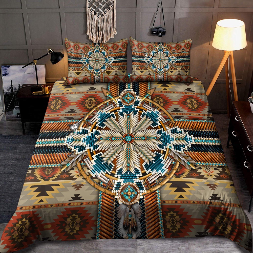 Native American Bedding Set, Inspired Cherokee Motifs Native American Bedding Set, Native Bed Set Native American Bedding Set, Inspired Cherokee Motifs Native American Bedding Set, Native Bed Set