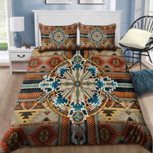 Native American Bedding Set Inspired Cherokee Motifs Native American Bedding Set Native Bed Set 2 aemmhk.jpg