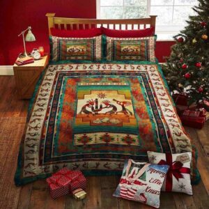 Native American Bedding Set, Kokopelli Totems Native…