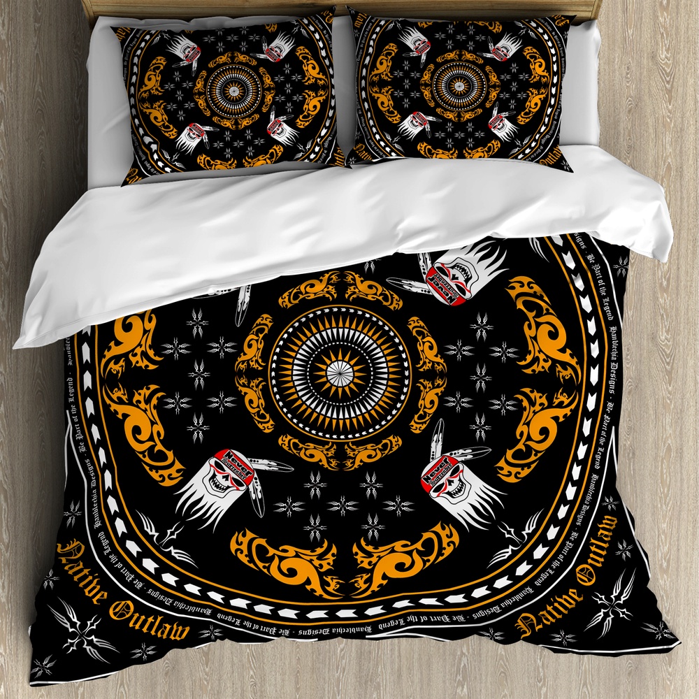 Native American Bedding Set, Never Surrender Native American Bedding Set, Native Bed Set