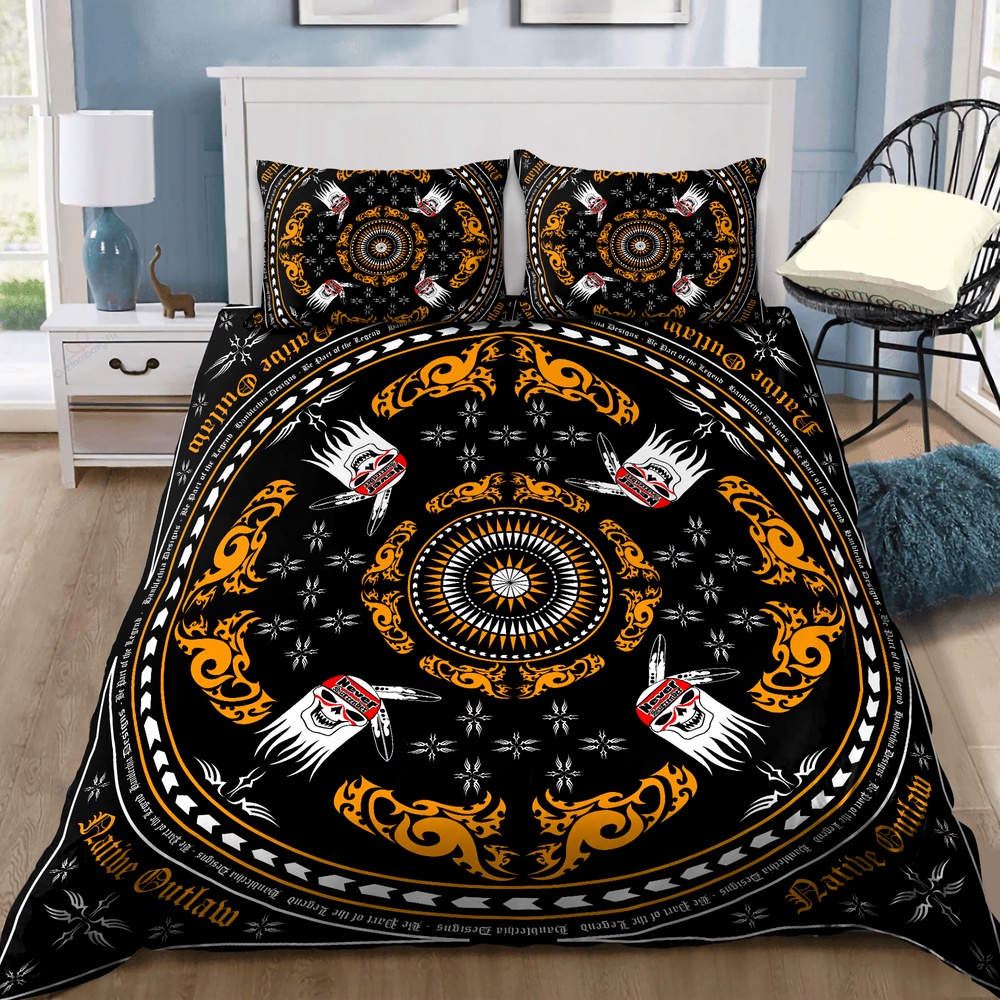 Native American Bedding Set, Never Surrender Native American Bedding Set, Native Bed Set