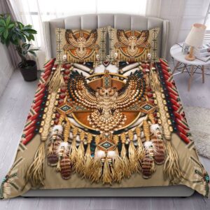 Native American Bedding Set, Owl Beading Native…