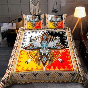 Native American Bedding Set, Owl Dreamcatcher Native…