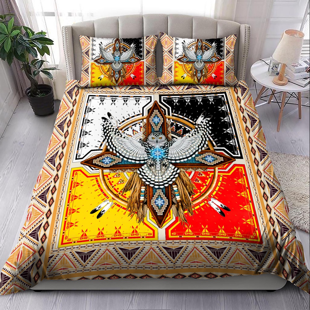 Native American Bedding Set, Owl Dreamcatcher Native American Bedding Set, Native Bed Set Native American Bedding Set, Owl Dreamcatcher Native American Bedding Set, Native Bed Set
