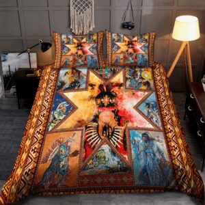 Native American Bedding Set, Pow Wow Native…