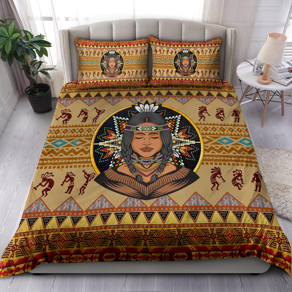 Native American Bedding Set, Spirit Of The Wild Native American Bedding Set, Native Bed Set