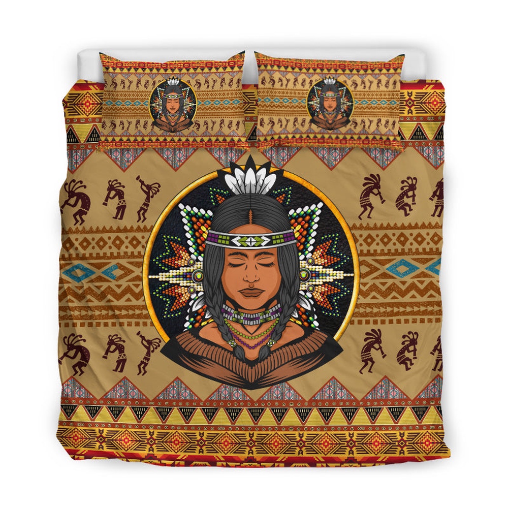 Native American Bedding Set, Spirit Of The Wild Native American Bedding Set, Native Bed Set