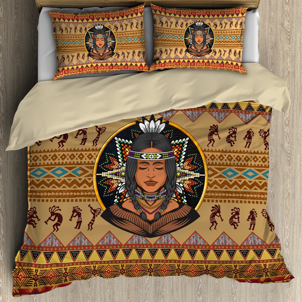 Native American Bedding Set, Spirit Of The Wild Native American Bedding Set, Native Bed Set