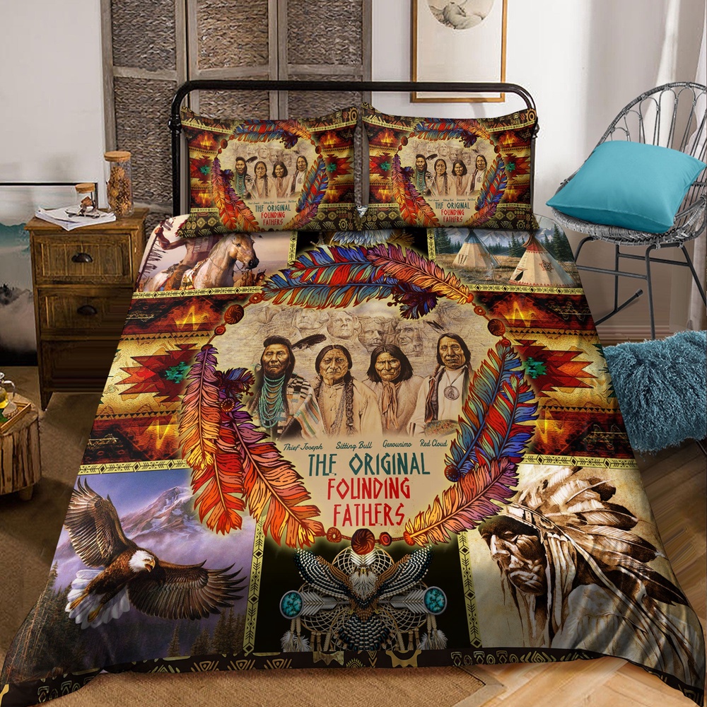 Native American Bedding Set, The Original Founding Fathers Native American Bedding Set, Native Bed Set